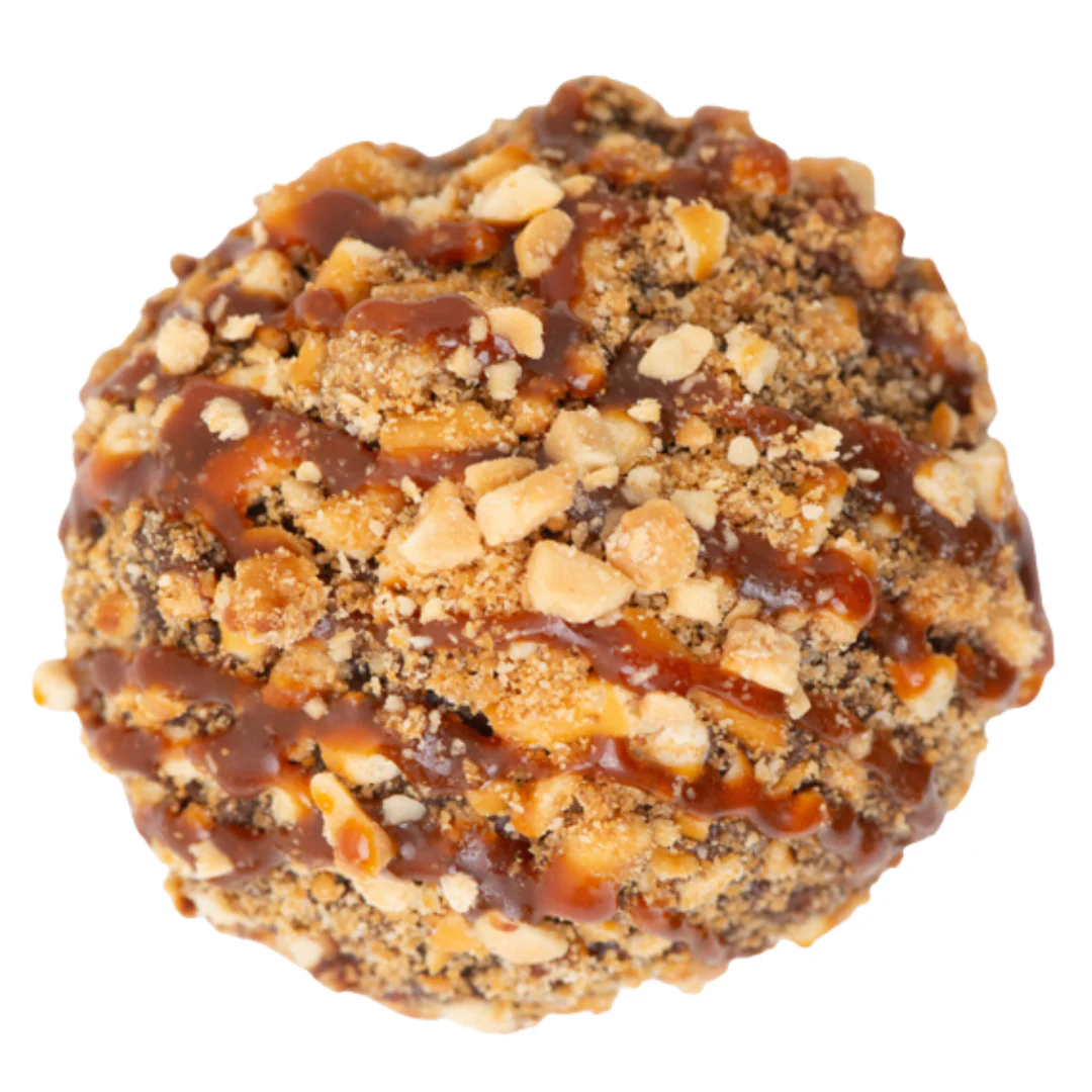 Peanut Butter Pretzel Pie Cream Puffs